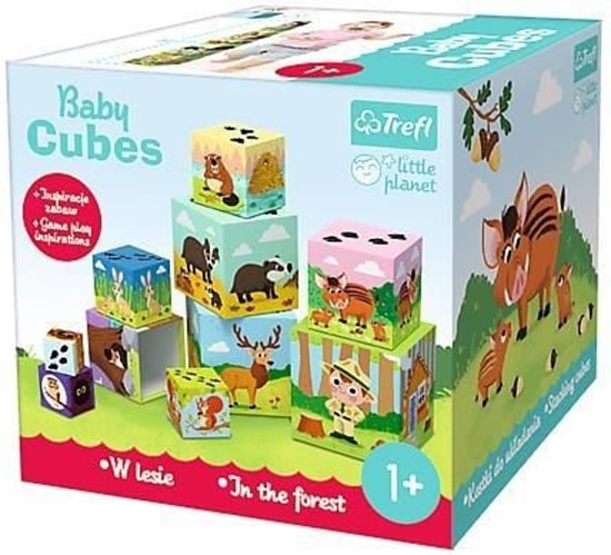 Picture of Trefl Klocki Baby cubes - W lesie - Little Planet