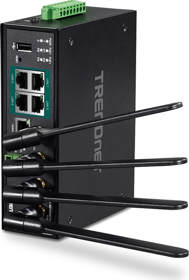 Изображение Trendnet Industrial AC1200 Wireless Gigabit PoE+ Router