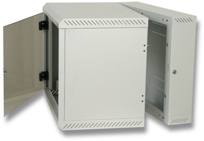 Picture of Triton RBA-09-AD2-CAX-A1, 19" Wandschrank, 9HE, 600x295mm, zweiteilig, grau