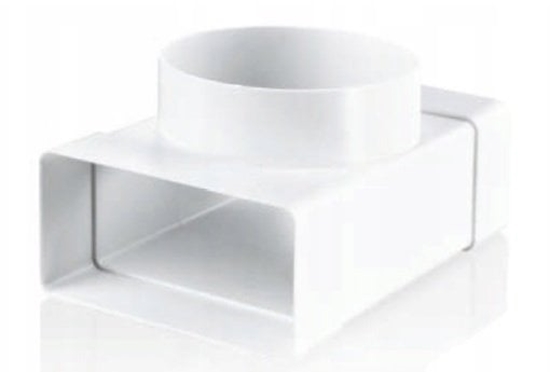Picture of Trójnik paski przelotowy fi 100/110x50mm biay KP55-6KO