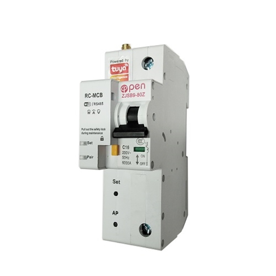 Picture of TUYA Smart 1-Pole Circuit Breaker Wi-Fi, RS485, 16A