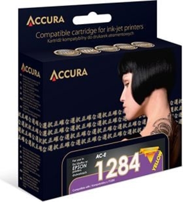 Picture of Tusz Accura Tusz AC-E1284Y / T1284 (Yellow)