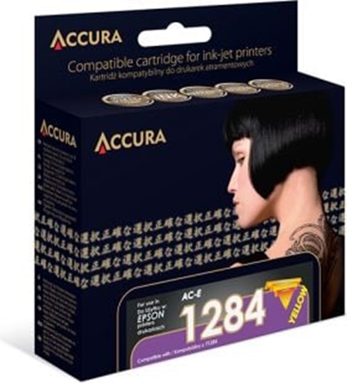 Picture of Tusz Accura Tusz AC-E1284Y / T1284 (Yellow)