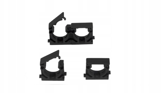 Изображение Uchwyt do peszla PA6 karbowanego czarny DN 17 nr kat. 795.117.1 /1szt./