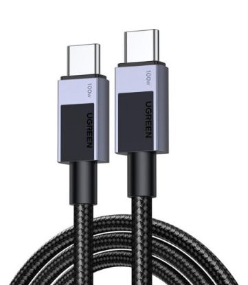 Изображение Ugreen Type C 2.0 Male To Type C 2.0 Male 5A Data Cable 2M Black