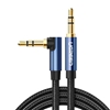 Изображение Ugreen Ugreen angled AUX cable 2 x mini jack 3.5 mm 1.5m blue (AV112)