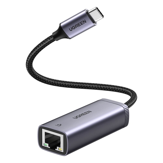 Picture of Ugreen Ugreen external USB Type C network adapter - RJ45 1Gbps (1000Mbps) gray (40322 CM483)