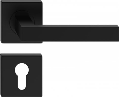 Attēls no UN KLAMKA ERGO CZARNA KWADRATOWY SZYLD NA WKAD ITALIAN LINE (1 SZT)