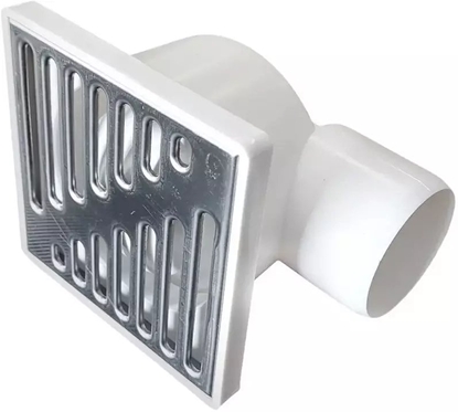 Attēls no UN KRATKA KANALIZACYJNA BIAA 110 BOCZNA CHROM K10BH