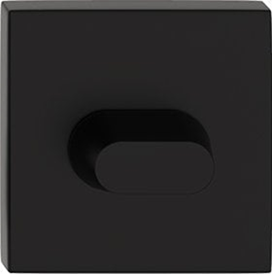 Picture of UN SZYLD DRZWIOWY KWADRAT WC CZARNY