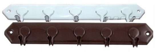 Изображение UN WIESZAK HAKOWY MALOWANY 5 SZARY