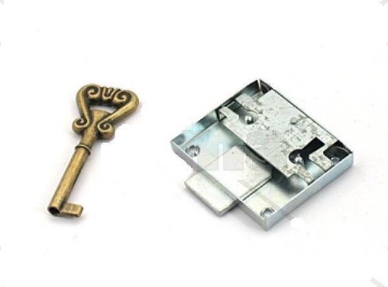 Изображение UN ZAMEK MEBLOWY ZMK30 NAKADANY Z KLUCZEM (1 SZT)