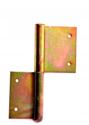 Picture of UN ZAWIAS DRZWIOWY OCYNKOWANY OZDOBNY 120MM LEWY