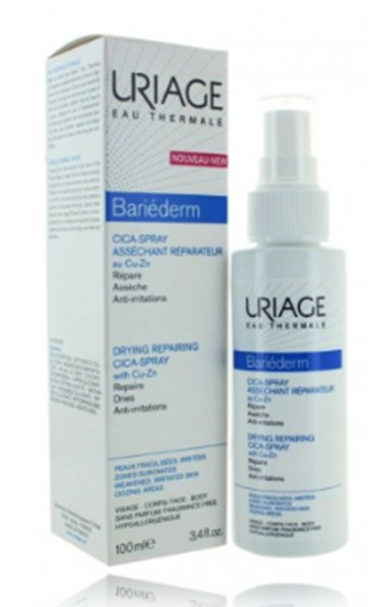 Picture of Uriage Bariederm Drying Reparing Cica-Spray Spray for irritated skin 100 ml