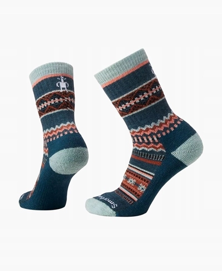 Picture of U'S Everyday Snowed In Sweater Crew Socks, G74 | twilight blue, S