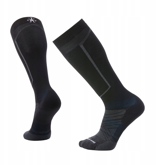 Picture of U'S Ski Targeted Cushion OTC Socks, 001 | black, M