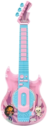 Picture of Usorteret Gabby's Dollhouse Elektroniczna podwietlana gitara wraz z mikrofonem w ksztacie okularów