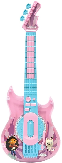Picture of Usorteret Gabby's Dollhouse Elektroniczna podwietlana gitara wraz z mikrofonem w ksztacie okularów