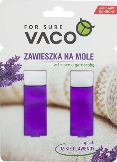 Picture of Vaco VACO Zawieszka na mole w elu (lawenda) - 2 sztuki