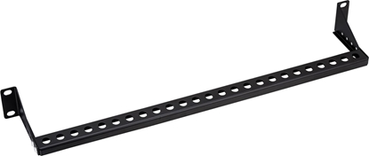 Picture of Value 19" 1U Rack Mountable Cable Management Bar, (horizontal) with adjustable Depth, black