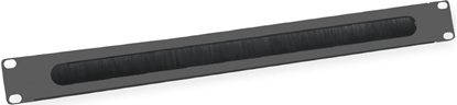 Picture of Value 19" Cable Entry, with brush, 1U, black