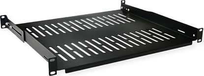 Picture of Value 19"-Fixed Shelf, 485 x 400mm, 1U, max. 25kg, black
