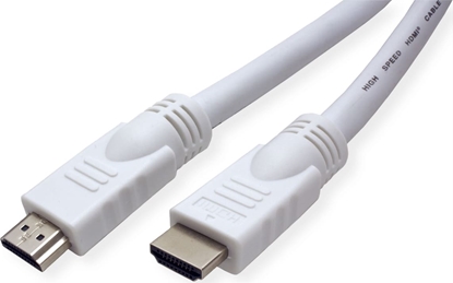 Picture of Value HDMI High Speed Cable + Ethernet, M/M, white, 20 m