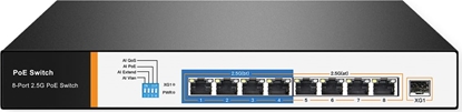 Picture of Value PoE++ 2.5 Gigabit Ethernet Switch, 8x Port (4xPoE++ & 4xPoE+) + 1 Uplink Port (10 GbE SFP+)