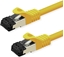 Изображение Value S/FTP Patch Cord Cat.8 (Class I), stranded, LSOH, yellow, 3 m