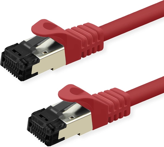 Picture of Value S/FTP Patch Cord Cat.8 (Class I), stranded, LSOH, red, 3 m