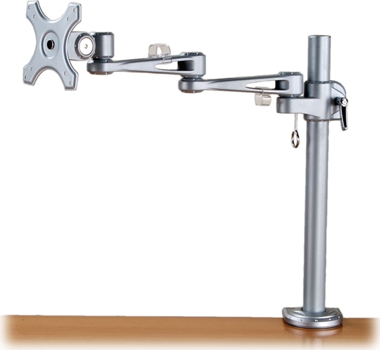 Picture of Value Single LCD Monitor Arm, 4 Joints, Desk Clamp