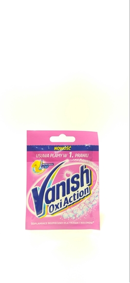 Picture of Vanish VANISH_Gold Oxi Action odplamiacz w proszku do tkanin kolorowych Pink 30g