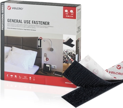 Picture of Velcro ® General Use Fastener 25m Hakenband 25m Flauschband, Haken & Flausch 20mm schwarz