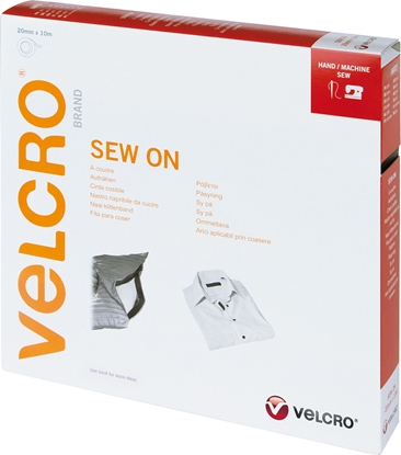 Picture of Velcro ® Klettband zum Aufnähen, Haken & Flausch 20mm x 10m Nato (640)