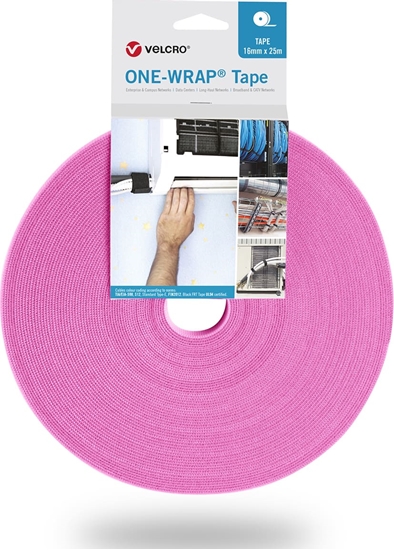 Picture of Velcro ® One Wrap® Band 50 mm breit, rosa, 25 m