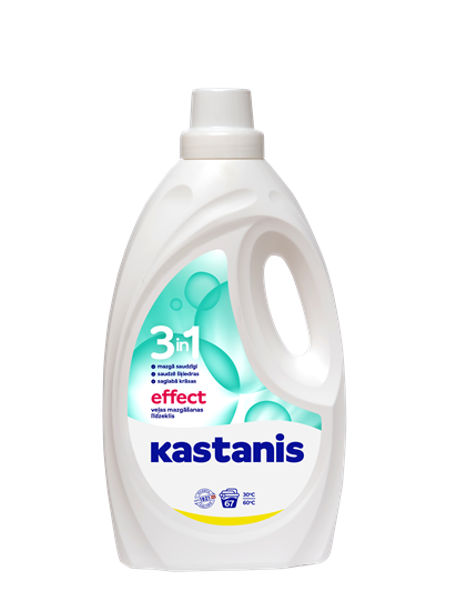 Изображение Veļas mazgāšanas līdzeklis KASTANIS 3in1 Effect, 2.7l