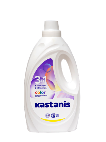 Picture of Veļas mazgāšanas līdzeklis KASTANIS Color 3in1, 2.7l