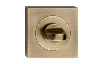 Изображение Verso Szyld kwadratowy z koem WC patyna VSKPW