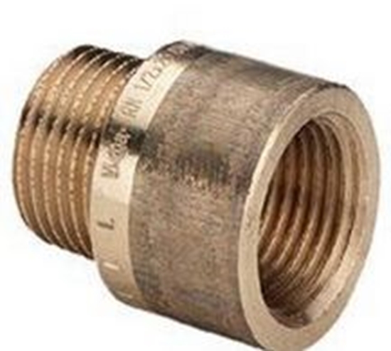 Picture of Viega Przeduka GZ ½" x GW ½" 12,5mm brz - 364854