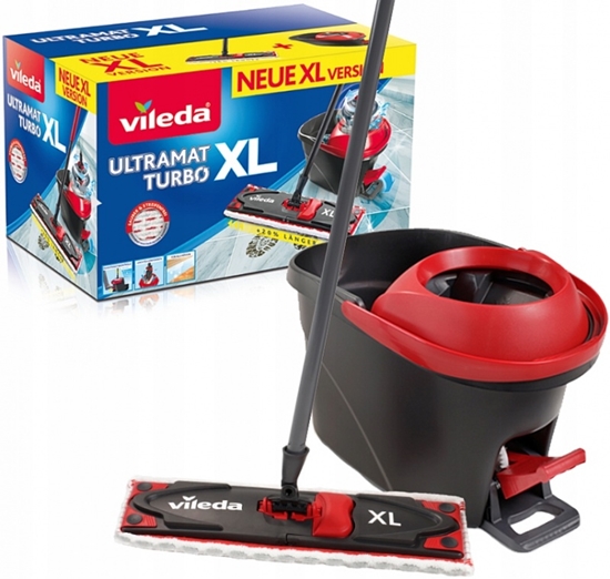 Picture of Vileda Ultramat Turbo XL mop Dry&Wet Microfiber Black Red