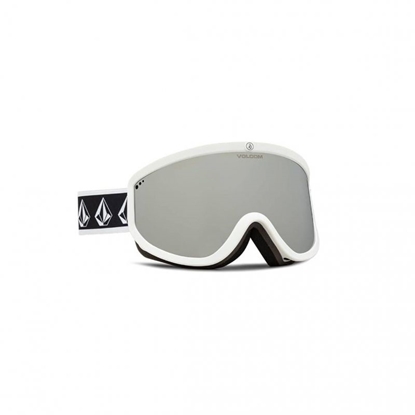 Picture of Volcom FOOTPRINTS WHITE RERUN/SILVER CHROME snovborda brilles, sudrabaini spoguļi (VG0622316)