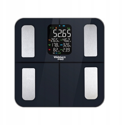 Изображение Waga azienkowa Analityczna 16 Parametrów Apple Health, Google Fit, IF1320C