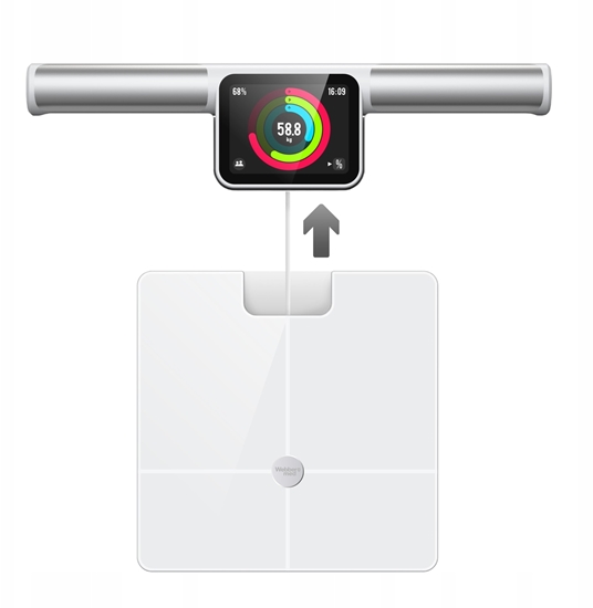 Picture of Waga azienkowa Analityczna 57 Parametrów Apple Health, Google Fit, WIFI