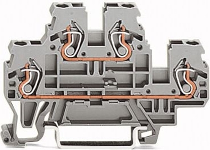 Attēls no Wago Zczka dwupitrowa 2,5mm szara (870-503)