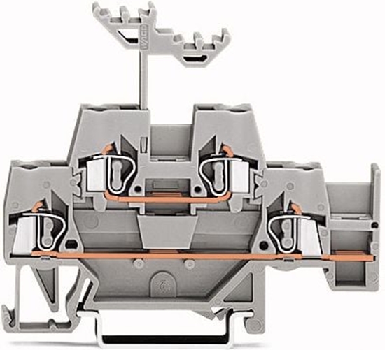 Picture of Wago Zczka szynowa 2-pitrowa 2,5mm2 szara (280-520)