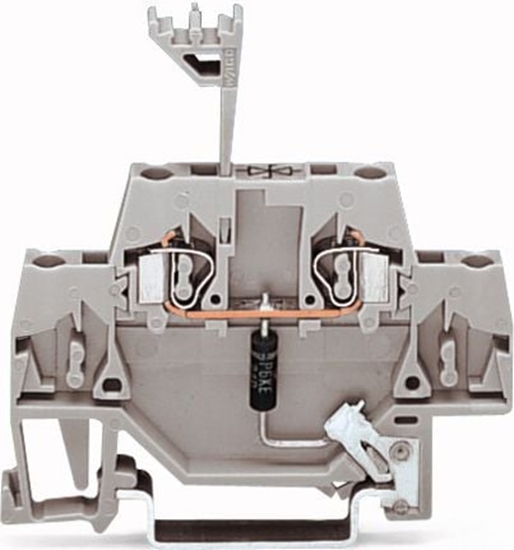 Изображение Wago Zczka trzypitrowa PE L 2,5mm2 óto-zielona (280-547)