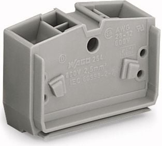 Изображение Wago Zczka wewntrzna 4-przewodowa 2,5mm2 szara (264-351)