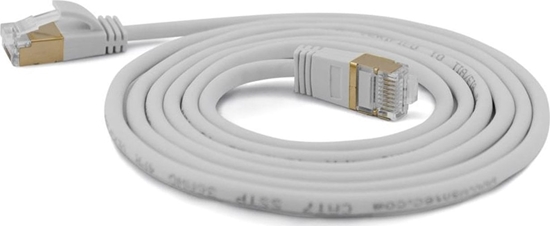Изображение Wantec Wantec Extra dünnesCat.7 RohCable SSTP Patch Cable - 1,5 m - Cat.7 RohCable - S/FTP (S- STP) - RJ- 45 - RJ- 45 - gray (7188)