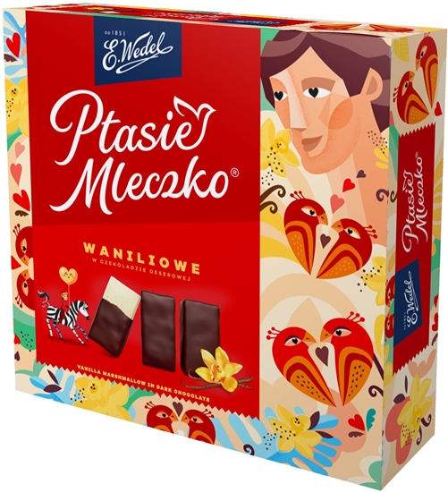 Picture of Wedel Ptasie mleczko E.WEDEL, waniliowe, 340g