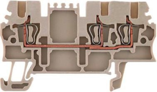 Изображение Weidmuller Zczka szynowa 3-przewodowa 1,5mm2 beowa (1775530000)